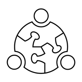 teamwork by Olena Panasovska from the Noun Project